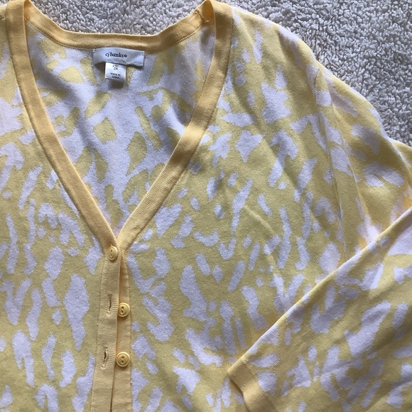 CJ Banks cotton cardigan sweater lovely!! 2X with a Bonus Talbots sweater! - Picture 7 of 14